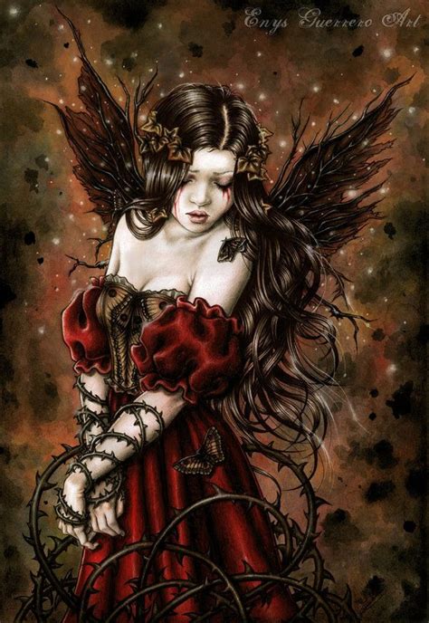 Beautiful Illustrations By Enys Guerrero Fairy Art Gothic Fairy Dark Fairy