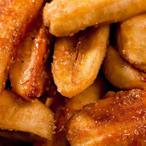 These deep fried bananas are caramelized and sweet. Sweetened Fried Bananas Recipe