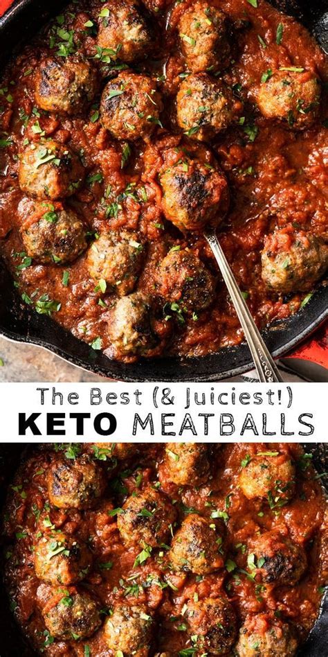 Whether you know the person super well or you're just acquaintances, you'll for sure find something on this list that they'll like. (the best!) gluten free & keto meatballs | Recipe | Keto ...