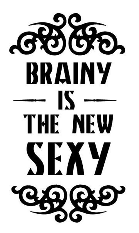 Brainy Is The New Sexy Sherlock Bbc Quote Wall Decal Wall Etsy