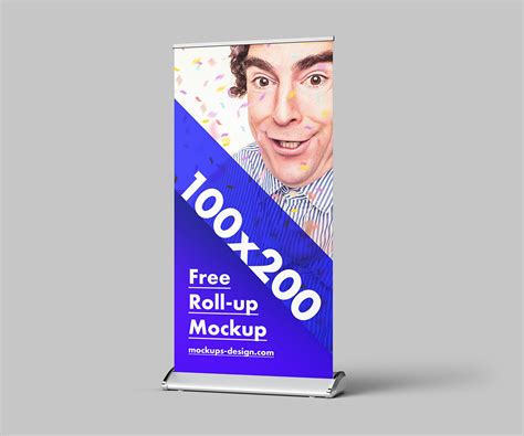 Free Roll Up Mockup 100x200 On Behance