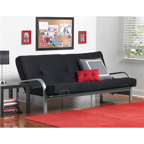 Futons are traditional japanese bedding. IKEA: Mainstays Metal Arm Futon with Mattress
