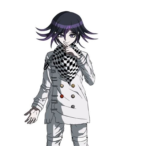 The sprites are themselves early versions of kokichi's existing sprites that appeared in development builds of the game: 단간론파 V3 - 오마 코키치 (Copy작) : 네이버 블로그
