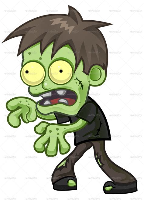 Cartoon Zombie Vectors Graphicriver