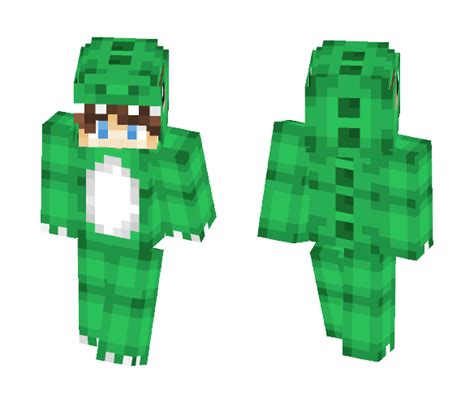 Download Green Dino Boy Minecraft Skin For Free Superminecraftskins