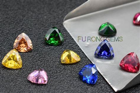 Cubic Zirconia Cz Trillion Cuts Stones And Trillion Shape Loose Cz