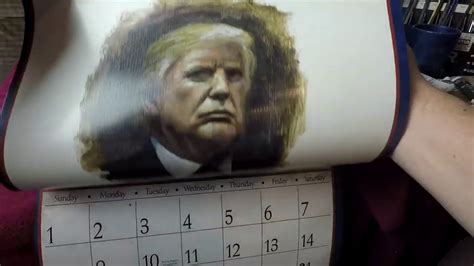 2020 Trump Art Calendar Youtube