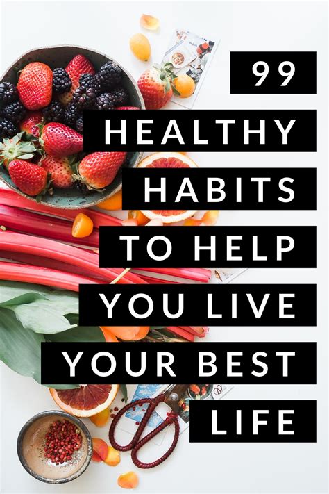 99 Healthy Habits to Live Your Best Life in 2020 | Healthy habits, Healthy habits ideas, Healthy ...