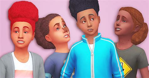 My Sims 4 Blog Puff Hairs For Kids By Ddeathflower