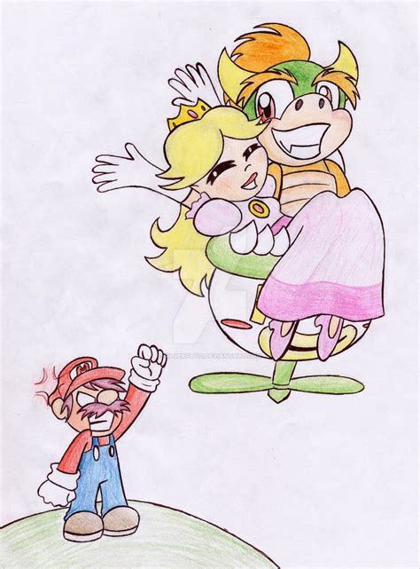 Bowser And Peach By Silverfly71 On Deviantart