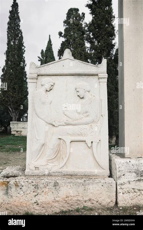 Kerameikos Cemetery Athens Greece Stock Photo Alamy