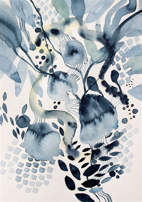 Helen Wells Artist Abstract Painting Abstract Watercolor