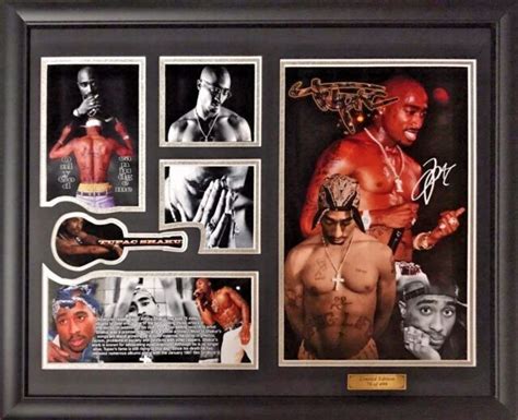 Tupac 2pac Signed Limited Edition Framed Memorabilia For Sale Online Ebay