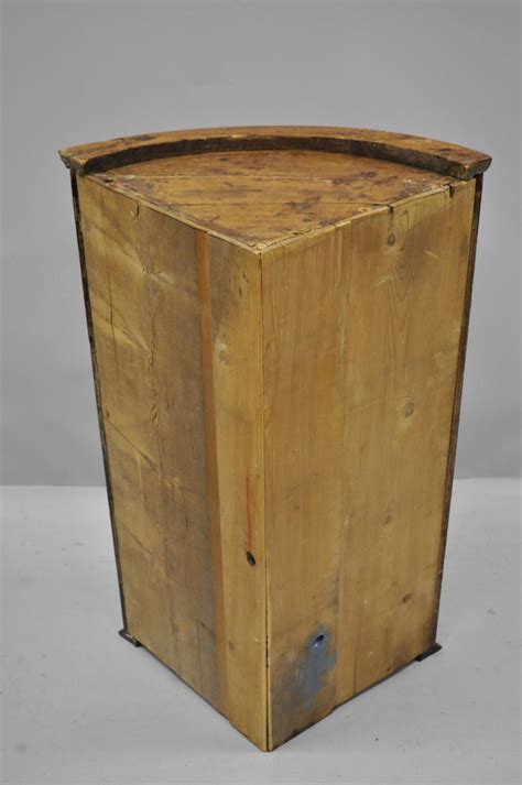 X 12 in.) (266) see lower price in cart. Antique Pinewood Wall Hanging Corner Cabinet Cupboard with ...