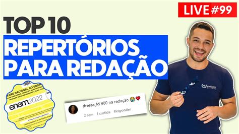 Top Repert Rios Fortes Para Os Poss Veis Temas Do Enem Live