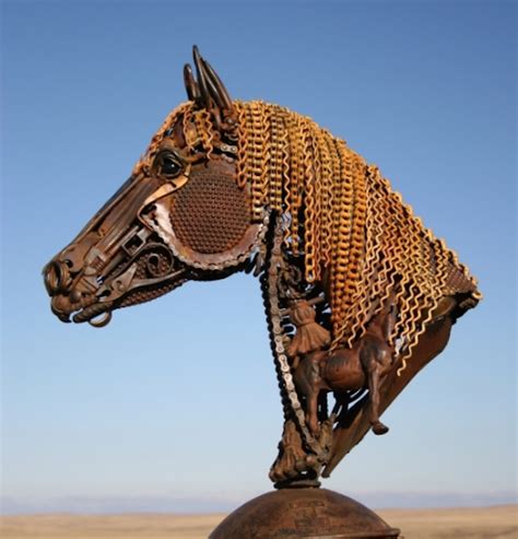 Metal Horse Sculpture Scrap Metal Art Metal Art Metal Tree Wall Art