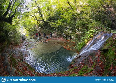Erfelek Waterfalls Hiking Area Sinop Turkey Stock Image Image Of