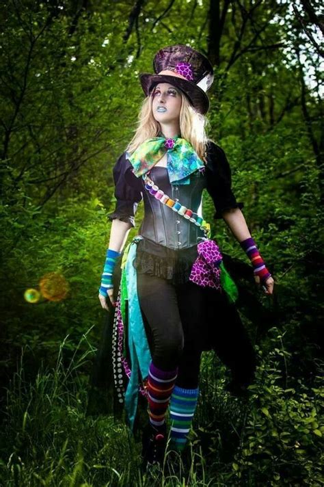 Enter the world of disney. Mad Hatter, by Katie Fleming | Mad hatter costume female, Mad hatter costumes, Mad hatter cosplay