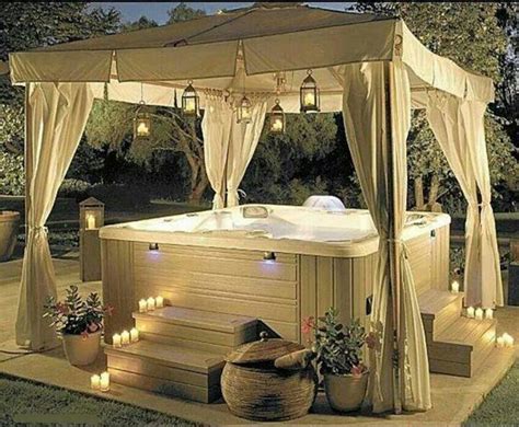 Beautiful Jacuzzi Hot Tub Backyard Hot Tub Outdoor Home