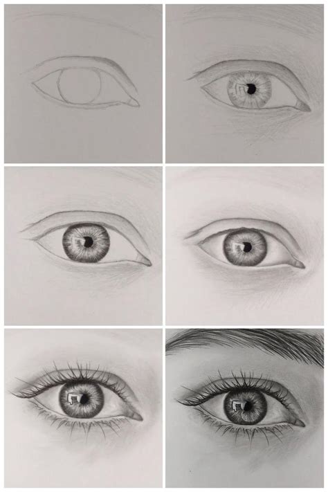 Drawing an eye with only one pencil. 20+ Easy Eye Drawing Tutorials for Beginners - Step by ...