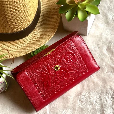 Handmade Leather Woman Wallet Vintage Style Wallett For Women