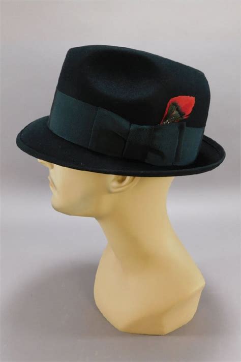 Vintage 1950s Fedora Hat Mallory Fifth Avenue Fedora Hat Fedora