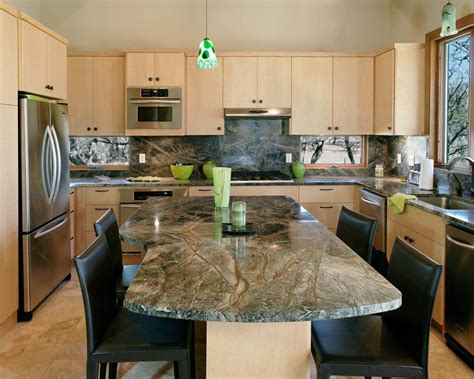 Mixed Granite Kitchen Design Ideas and Photos - TheyDesign.net