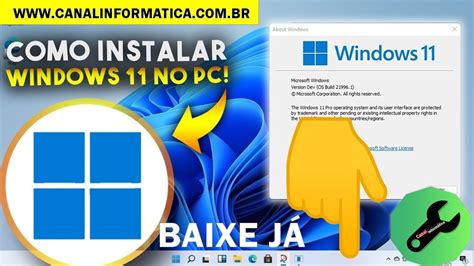 Como Baixar E Instalar O Windows 11 Grátis Youtube