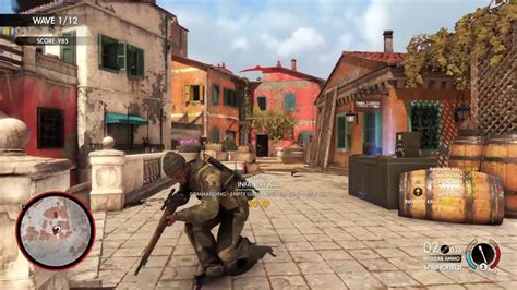 Sniper Elite 4 Dlc Character British Commando Gameplay In Solo Survival