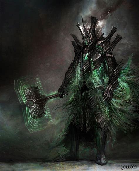 Artstation Morgoth The Elder King Grigor Georgiev Fantasy Armor