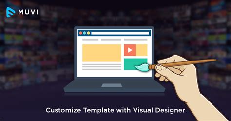 Enabling Visual Designer To Customize Website Template Muvi One