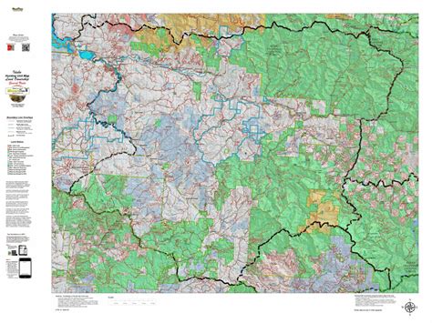 Idaho General Unit 6 Land Ownership Map Map By Idaho Huntdata Llc