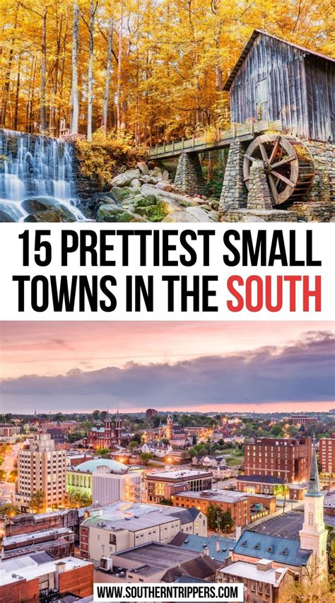 15 Prettiest Small Towns In The South Usa Travel Destinations Travel