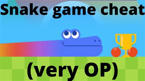 Snake game cheat (breaks the whole game) - YouTube