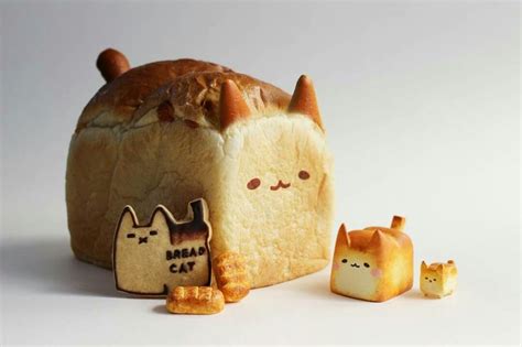 Kawaii Bread Cat Cute Food Cute Food Art Cute Desserts