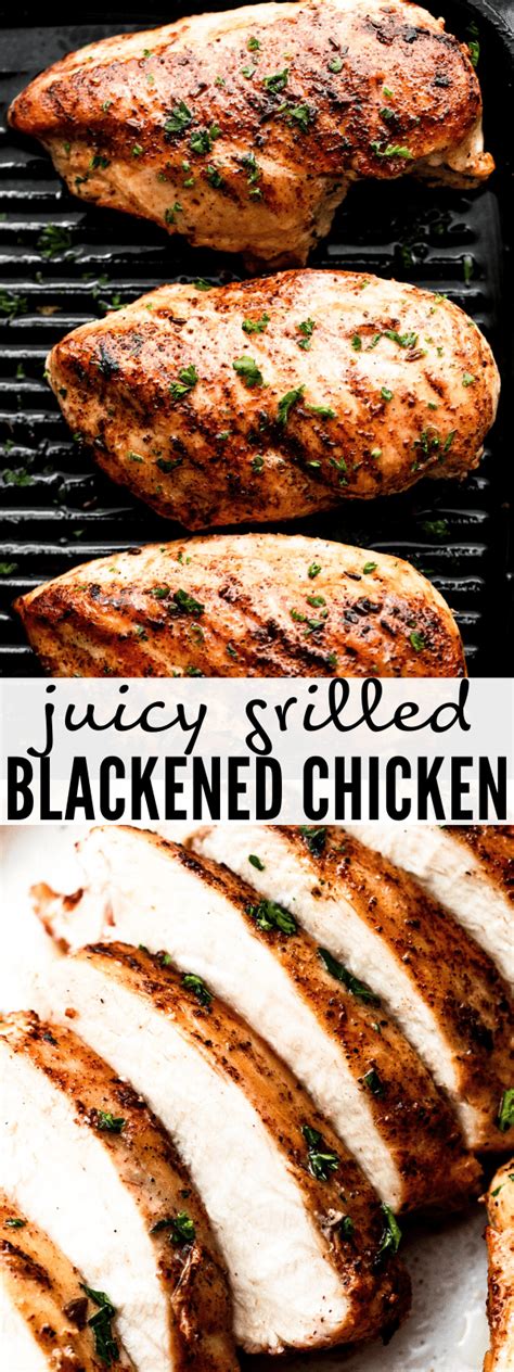 Grilled Blackened Chicken Diethood