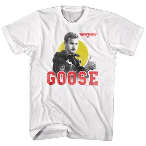 Top Gun Goose Thumbs Up T Shirt Mens Graphic Movie Tees