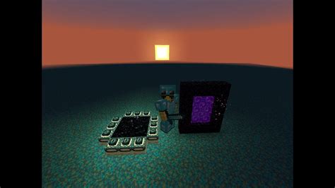 How To Make Ender Portal And Nether Portal In Minecraft Pocket Edition