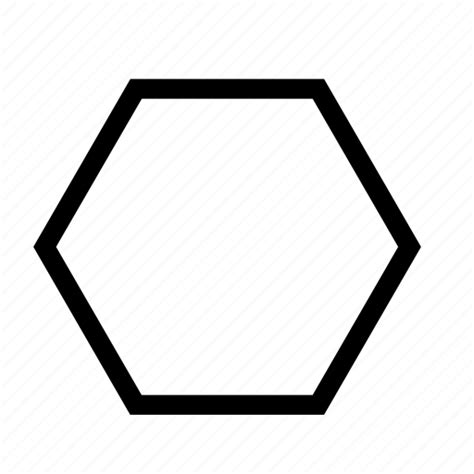 Hexagon Shape Icon Download On Iconfinder On Iconfinder