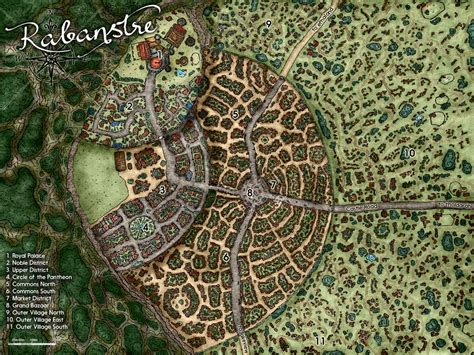 Rabanastre Dnd City Map By Madwing On Deviantart