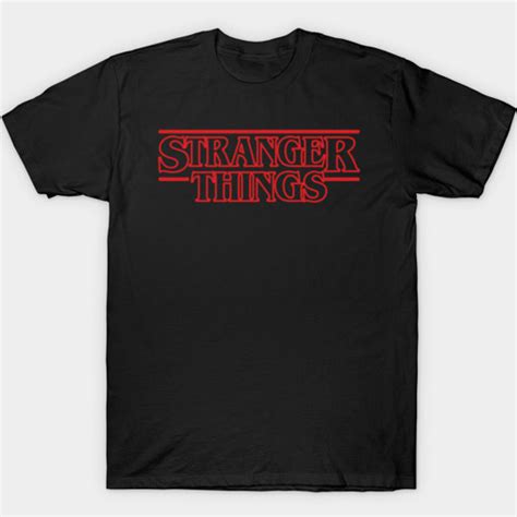 Stranger Things Logo T Shirt Netflix Tv Show
