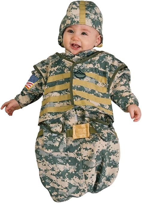 Baby Army Soldier Costume Size Newborn To 9 Months Clothing