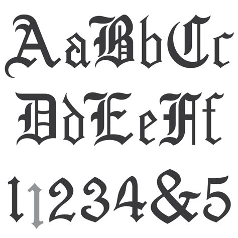 Old English Font Svg Old English Alphabet Old English Old English