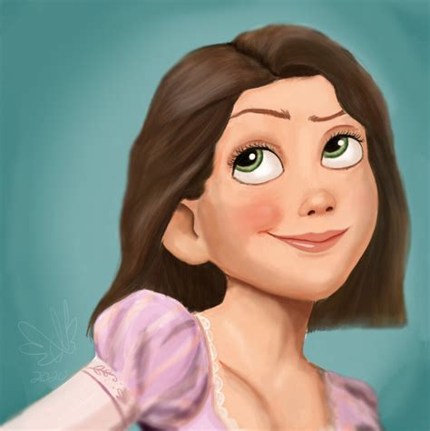 Rapunzel Short Hair Concept Art