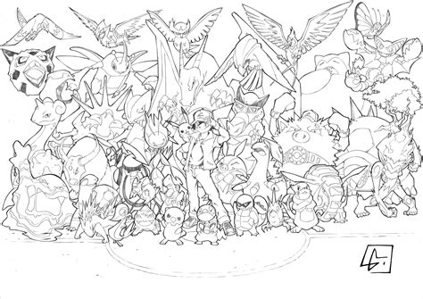 Free Printable Pokemon Coloring Pages - 2023 Calendar Printable