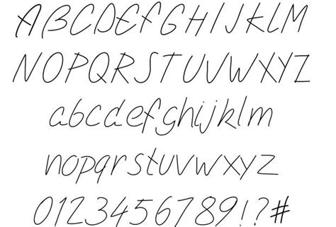 17 Simple Handwritten Fonts Images Simple Handwriting Font Jenna Sue