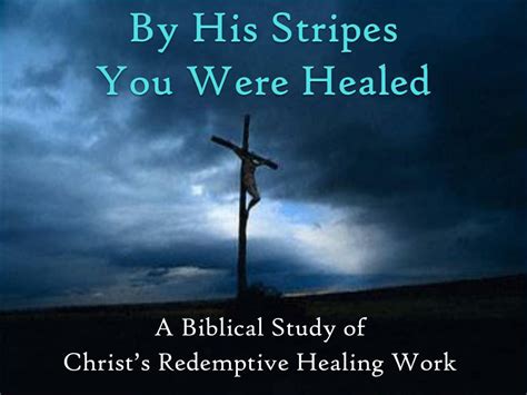 Ppt By His Stripes You Were Healed Powerpoint Presentation Free Download Id2128663