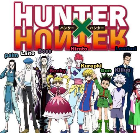 Hunter X Hunter Characters The Hunter Hunter Manga Series Features An