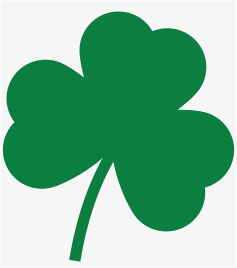 Free Clipart Of A St Paddys Day Solid Green Shamrock St Patricks Day