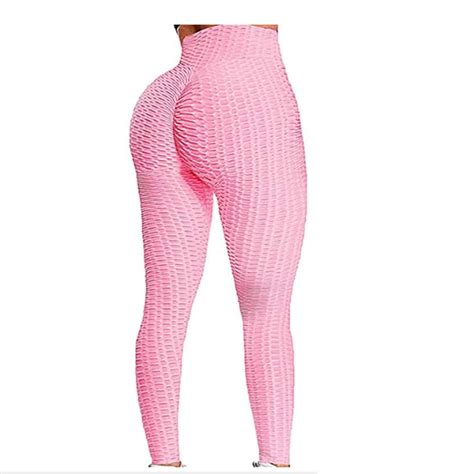 tik tok leggings for women high waisted butt lift ruched scrunch tummy control yoga pants